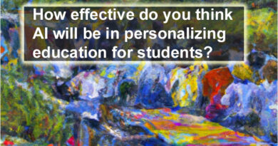 How effective do you think AI will be in personalizing education for students?